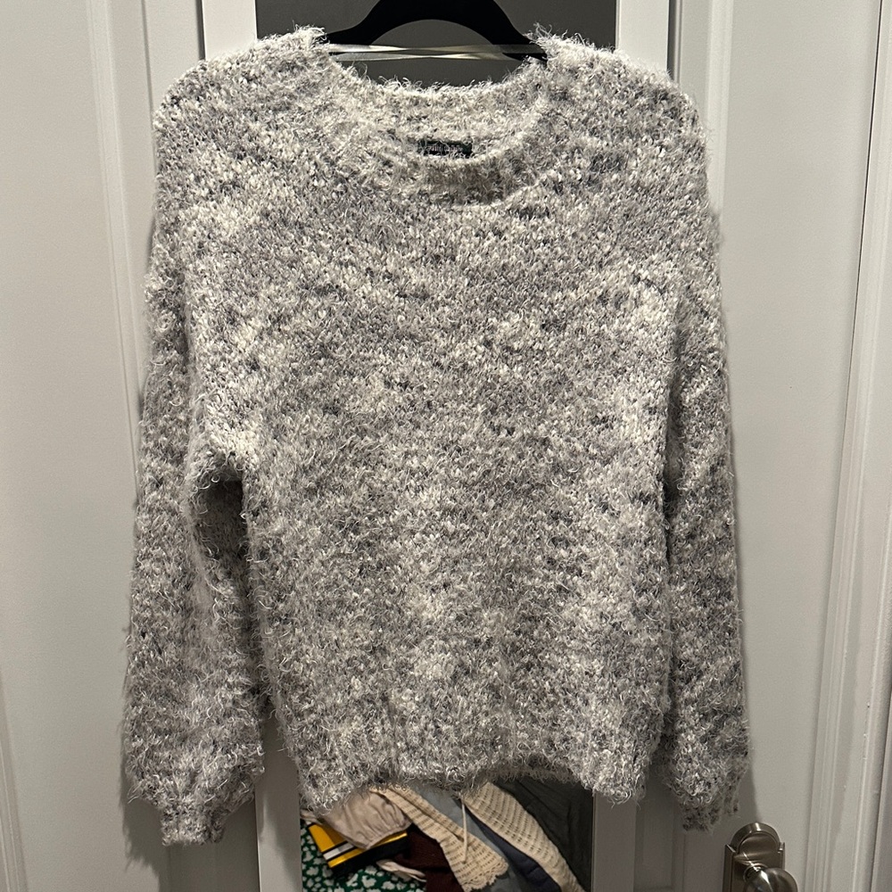Wild Fable Textured Gray Sweater